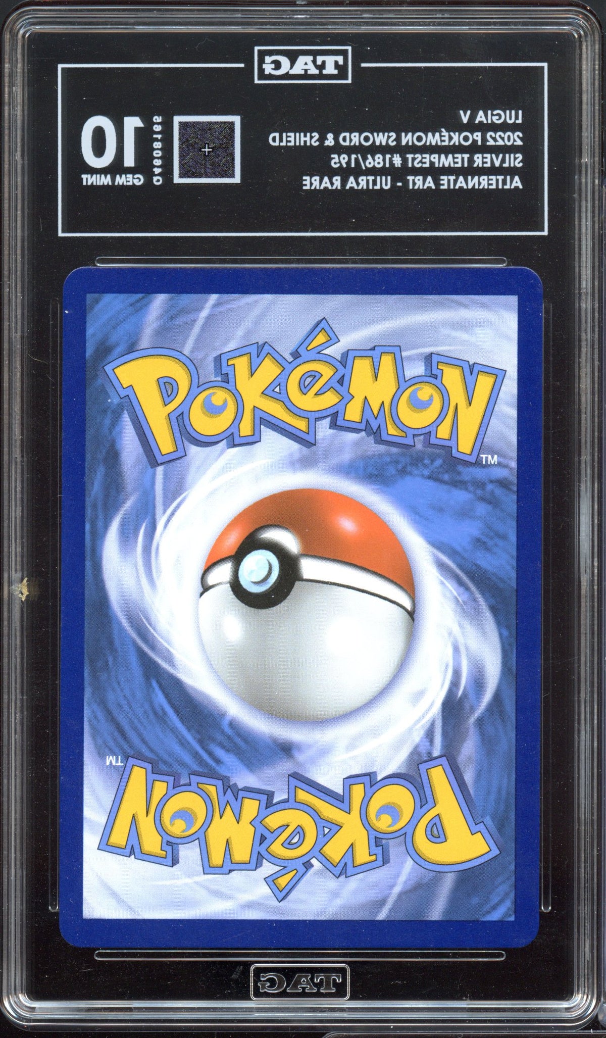 TAG 10 | Lugia V Alternate Art #186/195 Silver Tempest