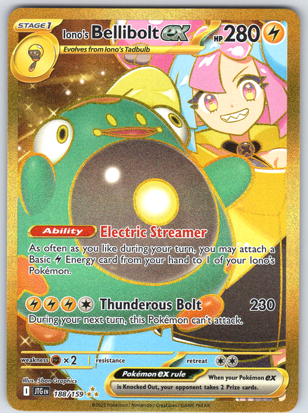 Iono's Bellibolt ex 188/159 - QuickTCG LLC
