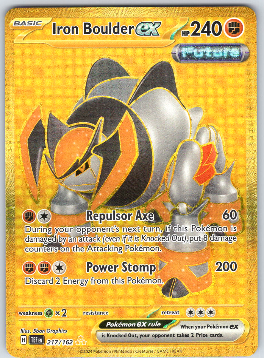 Iron Boulder ex 217/162 - QuickTCG LLC
