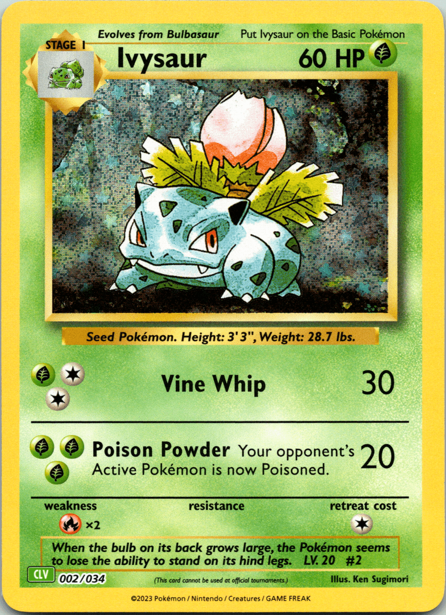 Ivysaur CLV - Single - QuickTCG LLC