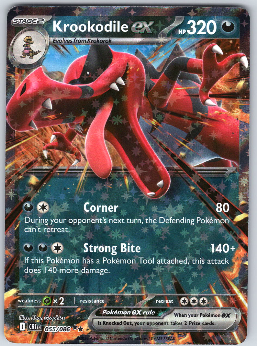 Krookodile ex 055/086 - QuickTCG LLC