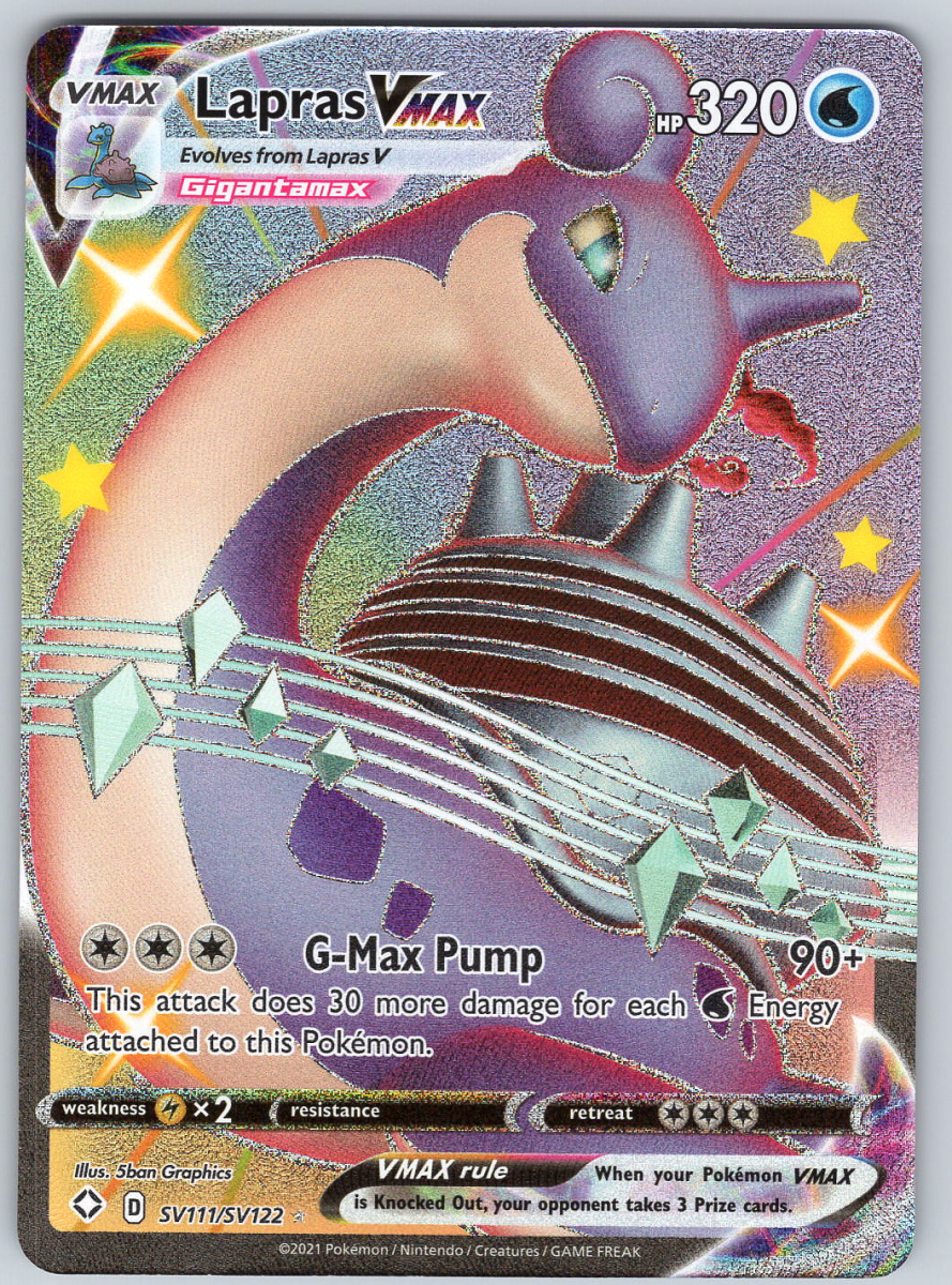 Lapras VMAX SV111 - QuickTCG LLC