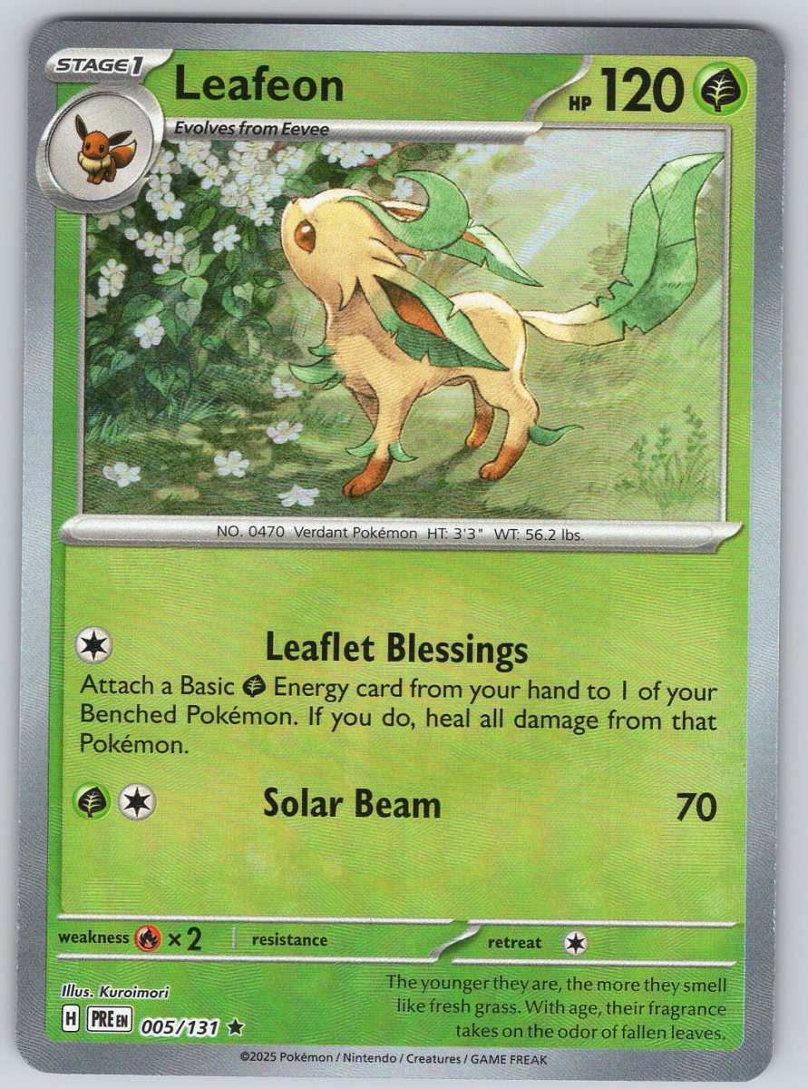 Leafeon (Masterball) 005 - QuickTCG LLC
