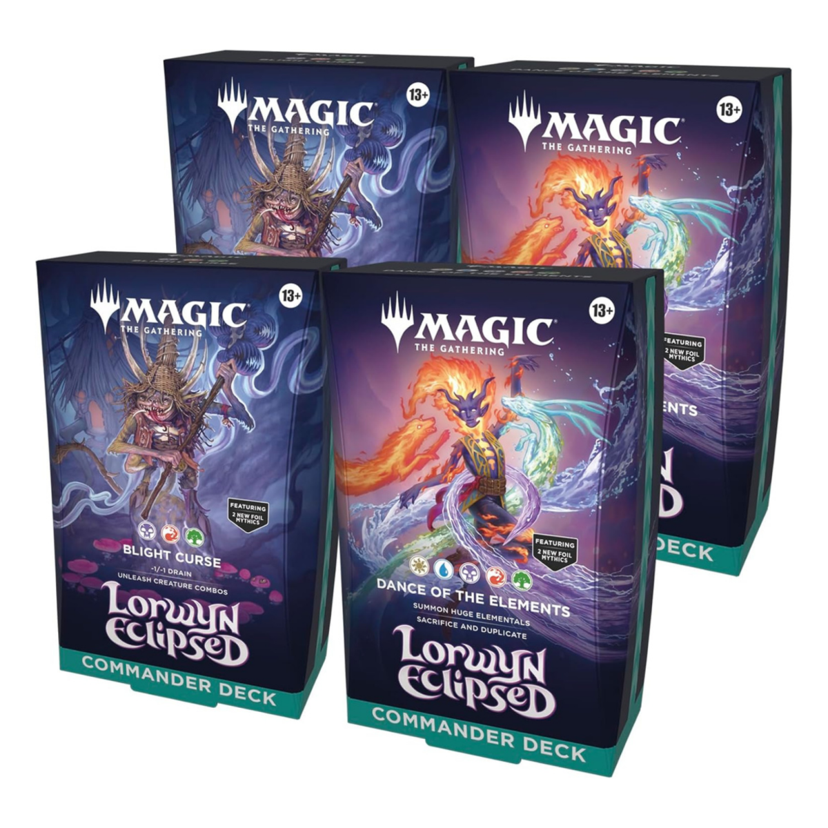 Lorwyn Eclipsed Commander Decks [Set of 4] - QuickTCG LLC