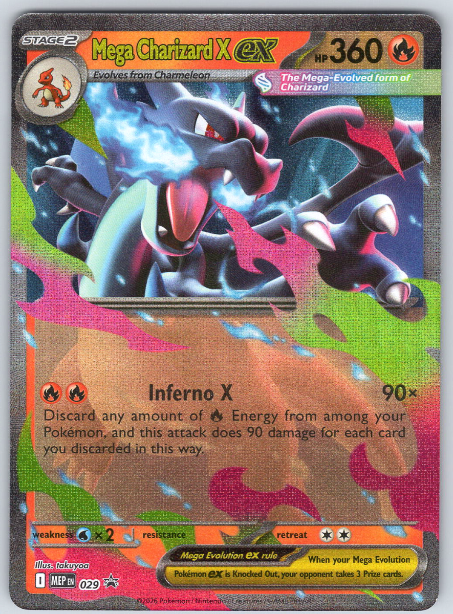 Mega Charizard X ex - 029 029 - QuickTCG LLC