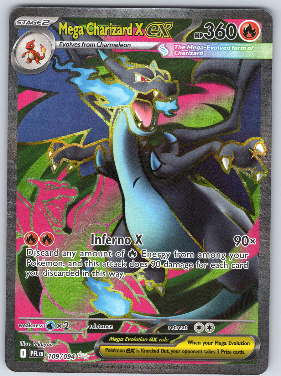 Mega Charizard X ex 109/094 - QuickTCG LLC