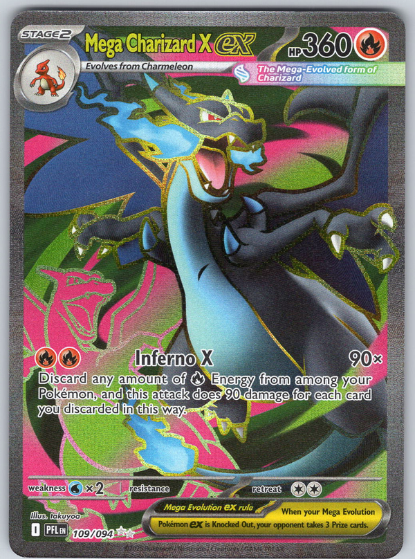 Mega Charizard X ex 109/094 - QuickTCG LLC