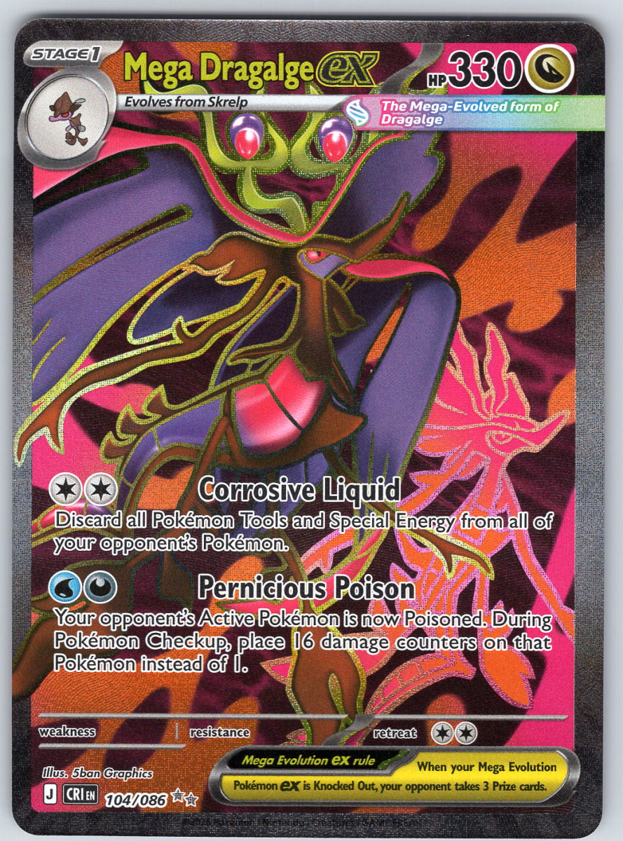 Mega Dragalge ex 104/086 - QuickTCG LLC