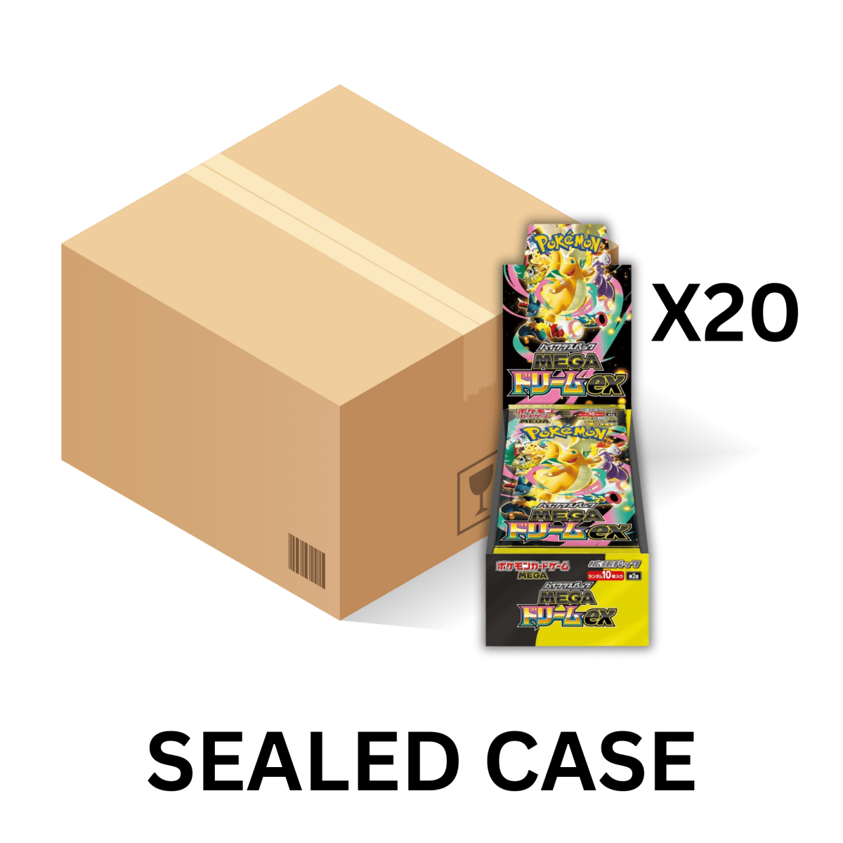 Mega Dream ex - m2a (Sealed Case) - QuickTCG LLC