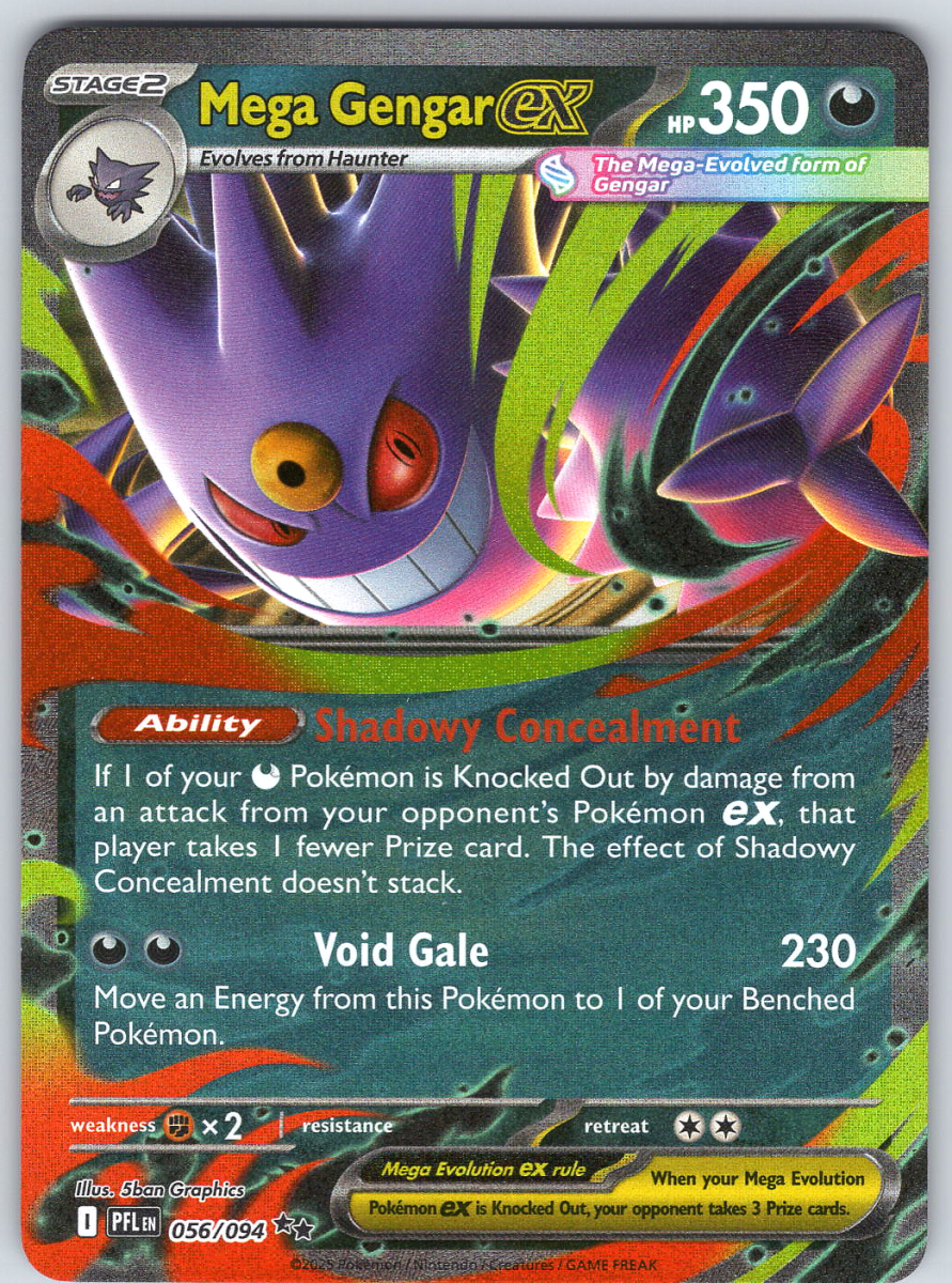 Mega Gengar ex 056/094 - QuickTCG LLC