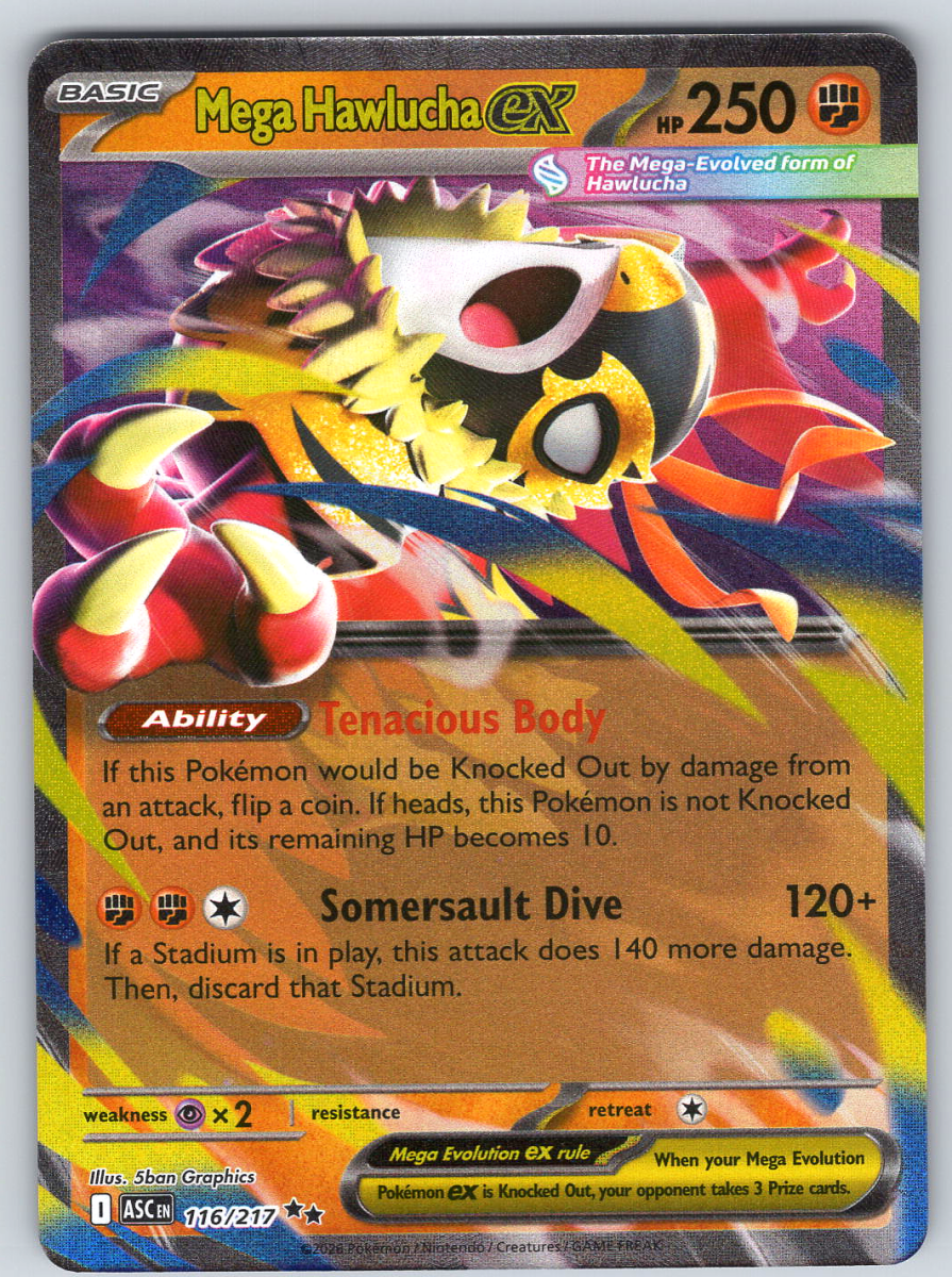 Mega Hawlucha ex 116/217 - QuickTCG LLC