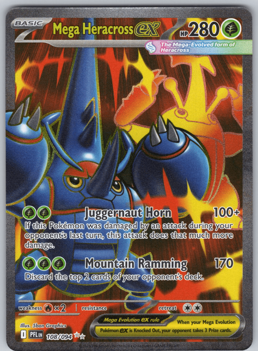 Mega Heracross ex 108 - QuickTCG LLC