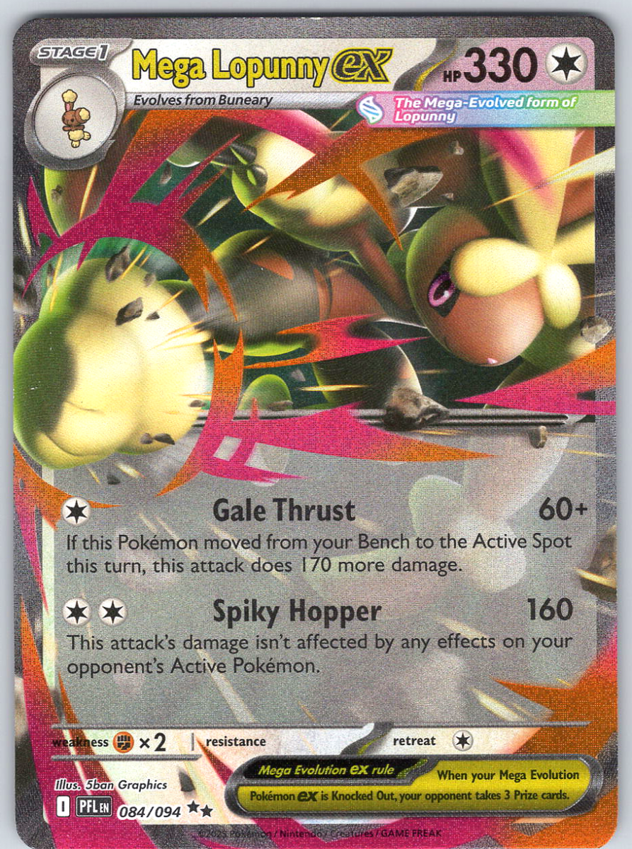 Mega Lopunny ex 084/094 - QuickTCG LLC