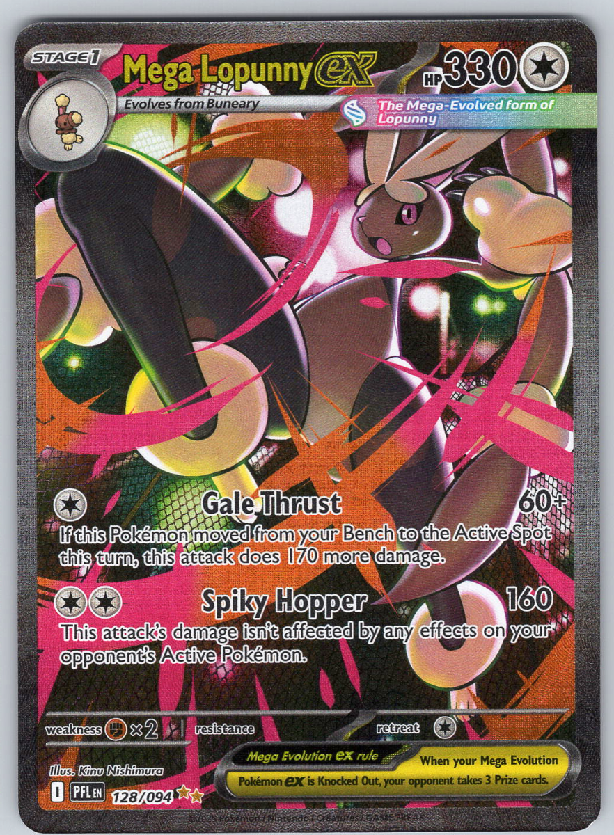Mega Lopunny ex 128 - QuickTCG LLC