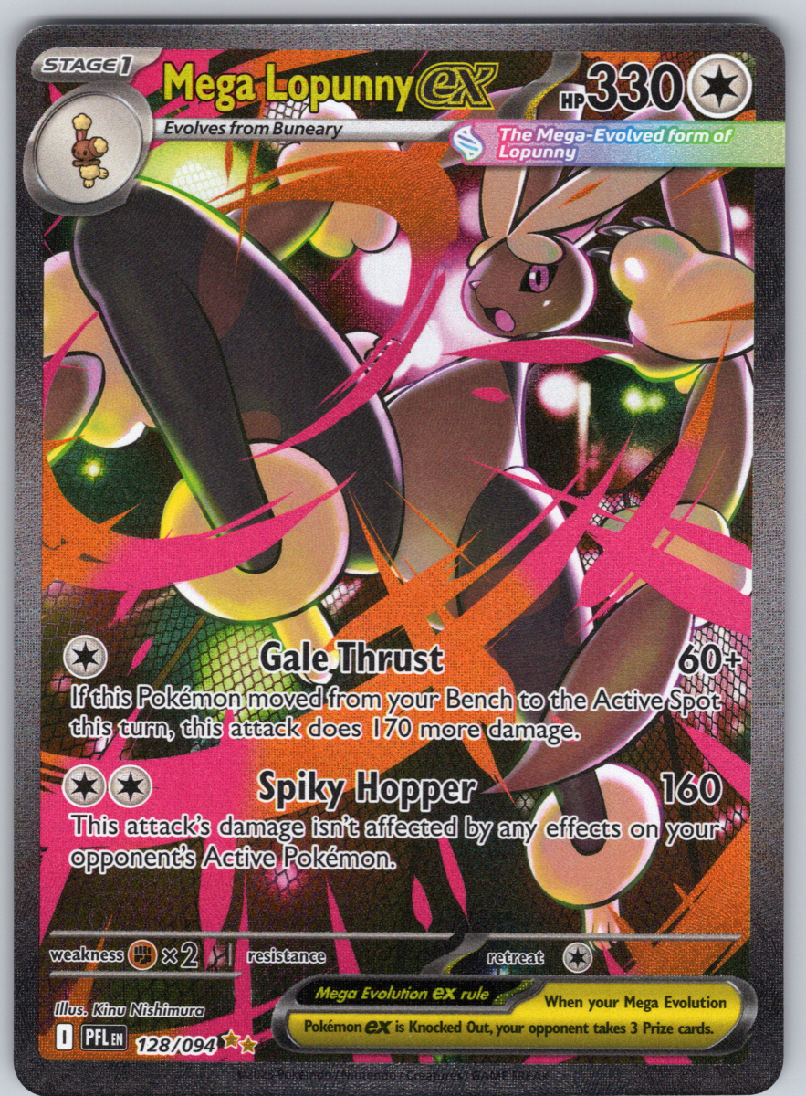 Mega Lopunny ex 128 - QuickTCG LLC