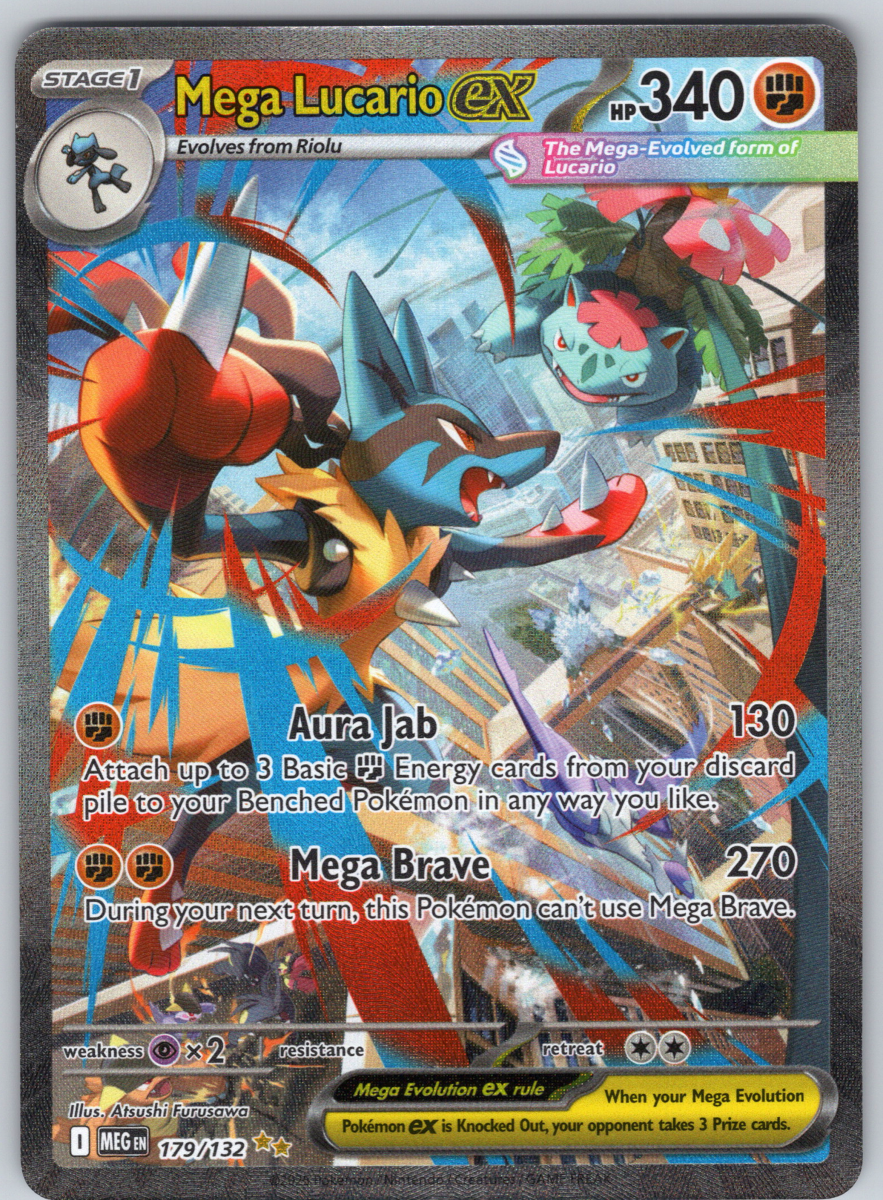 Mega Lucario ex 179 - QuickTCG LLC