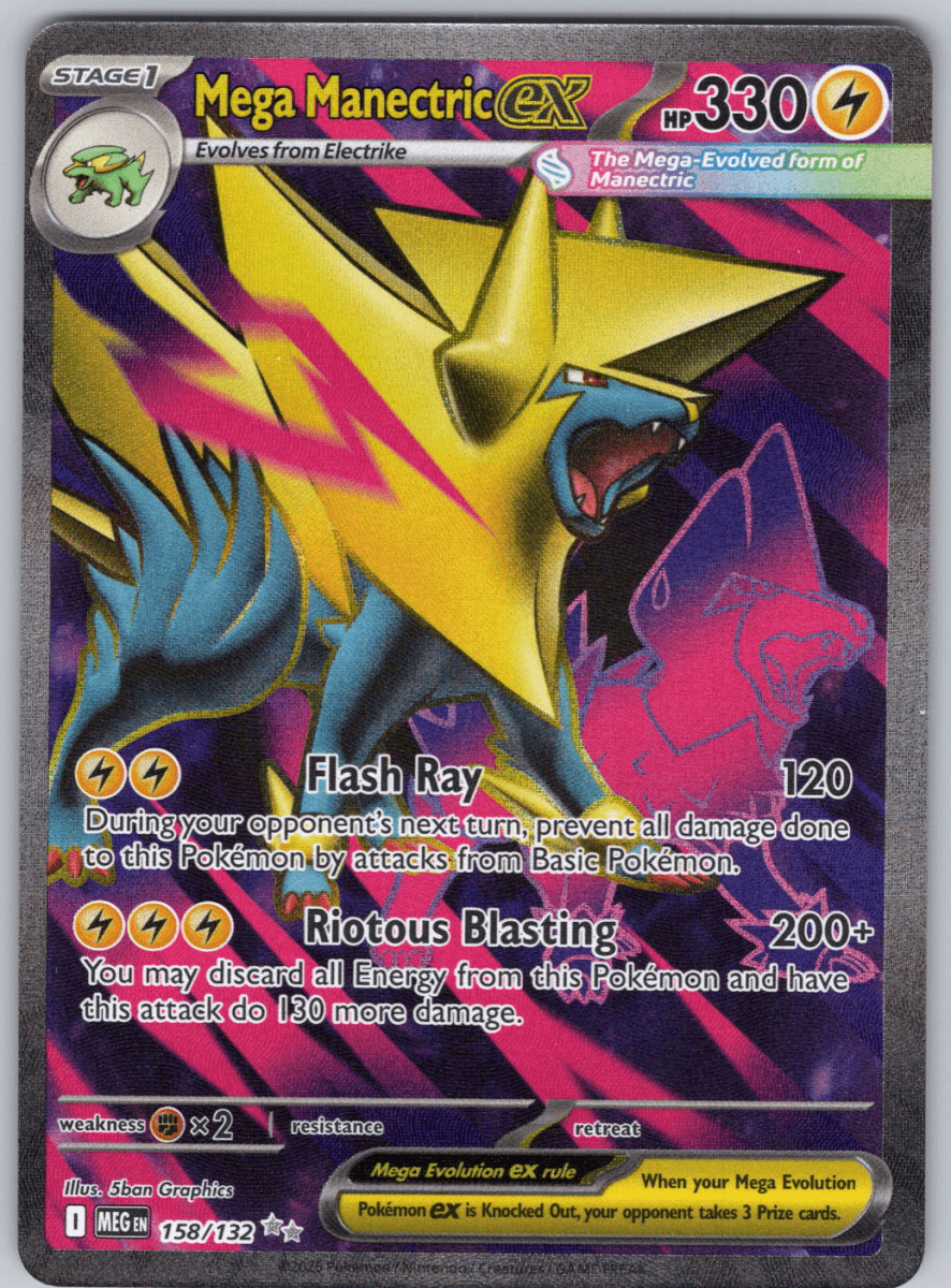 Mega Manectric ex 158 - QuickTCG LLC