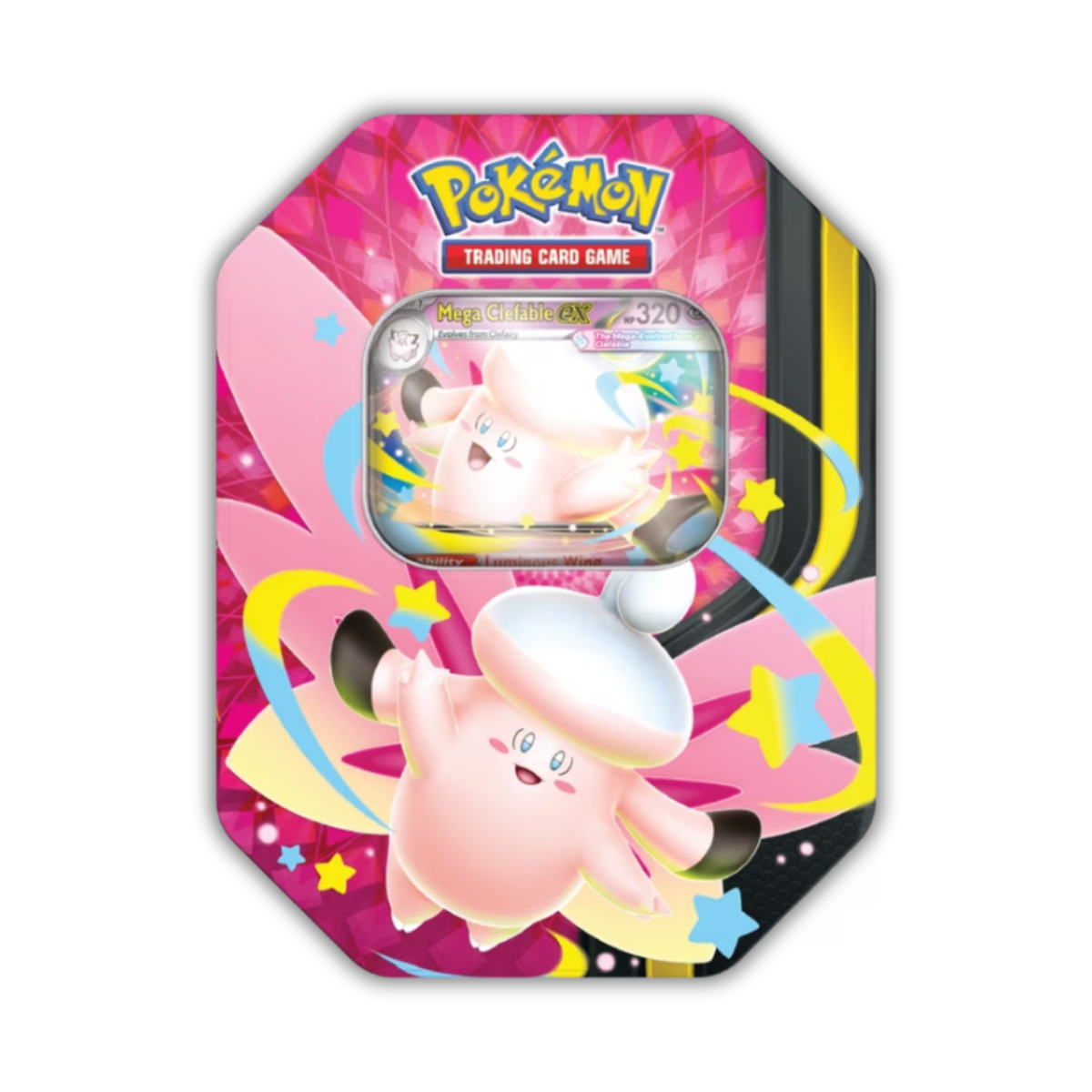 Mega Moonlit Tin: Mega Clefable ex - QuickTCG LLC