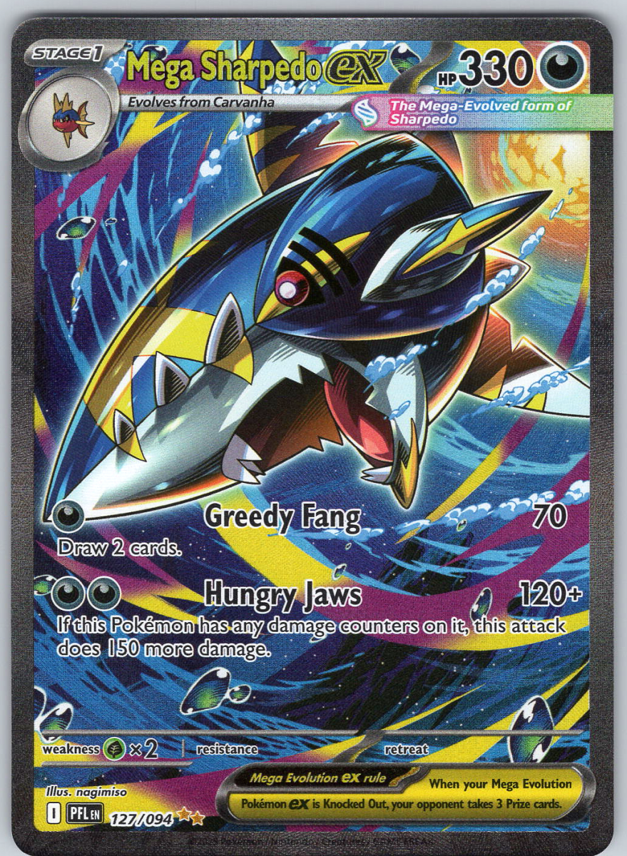Mega Sharpedo 127 - QuickTCG LLC