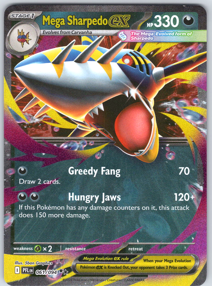 Mega Sharpedo ex 061/094 - QuickTCG LLC