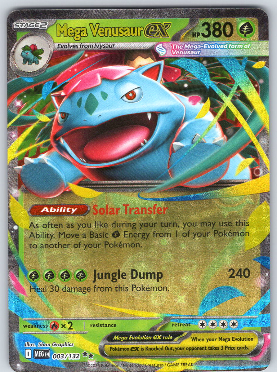 Mega Venusaur ex 003/132 - QuickTCG LLC