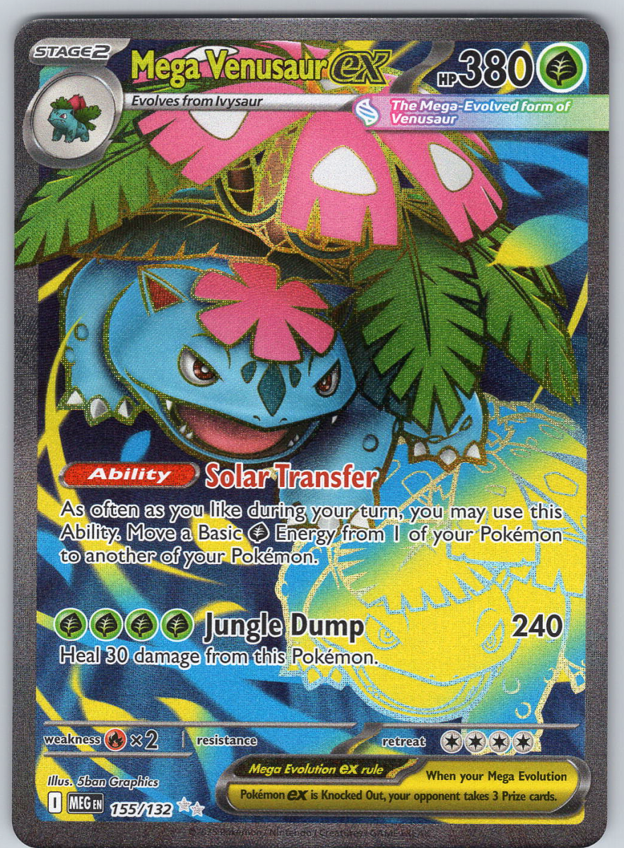 Mega Venusaur ex 155 - QuickTCG LLC