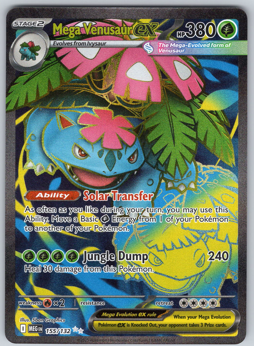 Mega Venusaur ex 155 - QuickTCG LLC