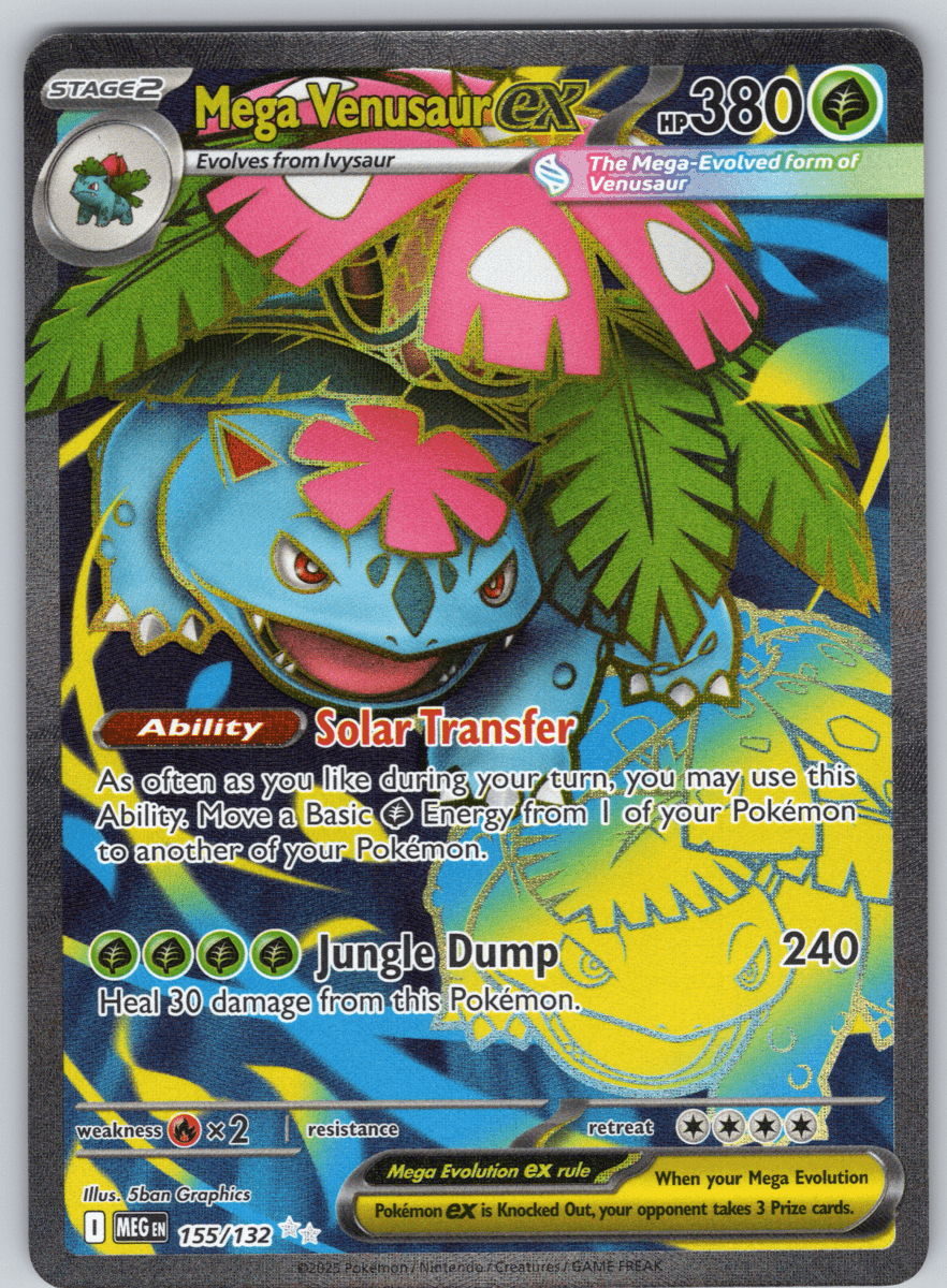 Mega Venusaur ex 155 - QuickTCG LLC