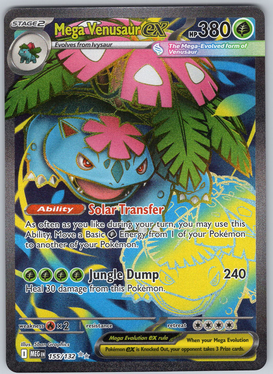 Mega Venusaur ex 155 - QuickTCG LLC