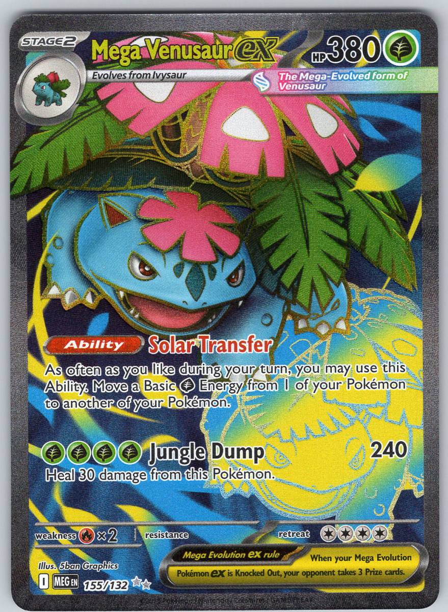 Mega Venusaur ex 155 - QuickTCG LLC