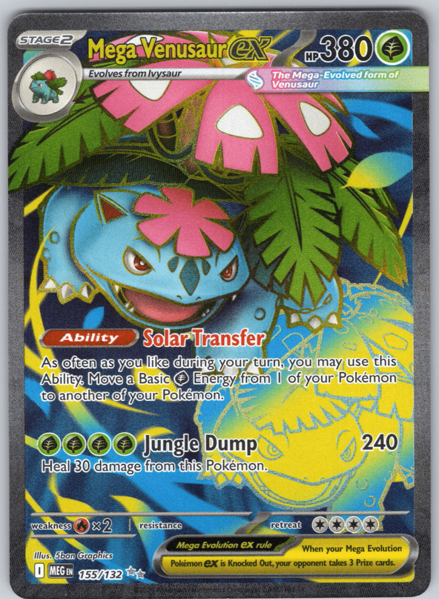 Mega Venusaur ex 155 - QuickTCG LLC