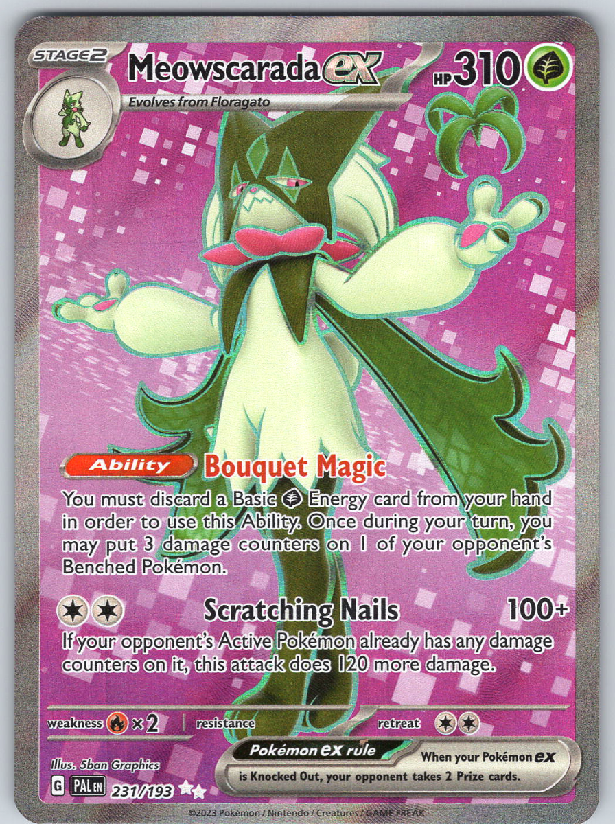 Meowscarada ex 231/193 - QuickTCG LLC