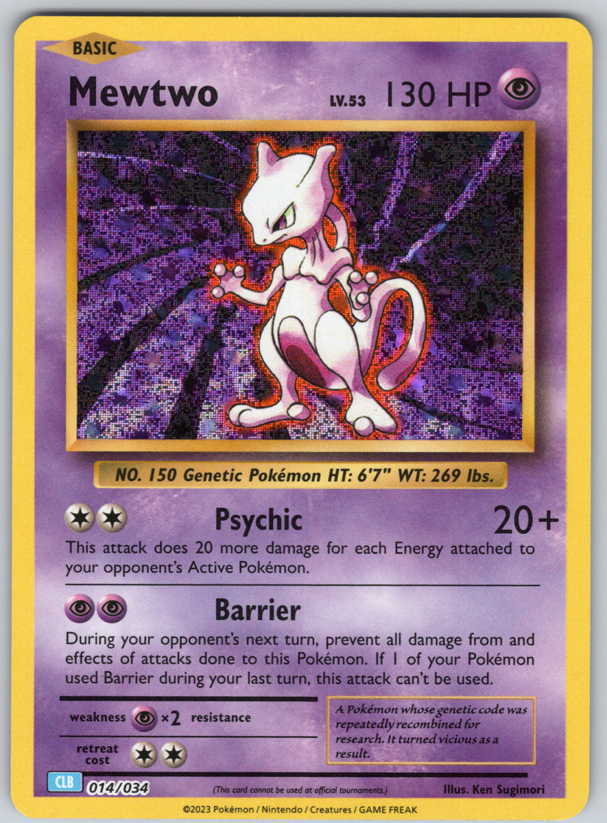 Mewtwo 014 CLB - QuickTCG LLC