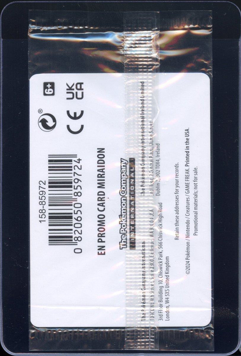 Miraidon 121/162 Stamped Promo - QuickTCG LLC