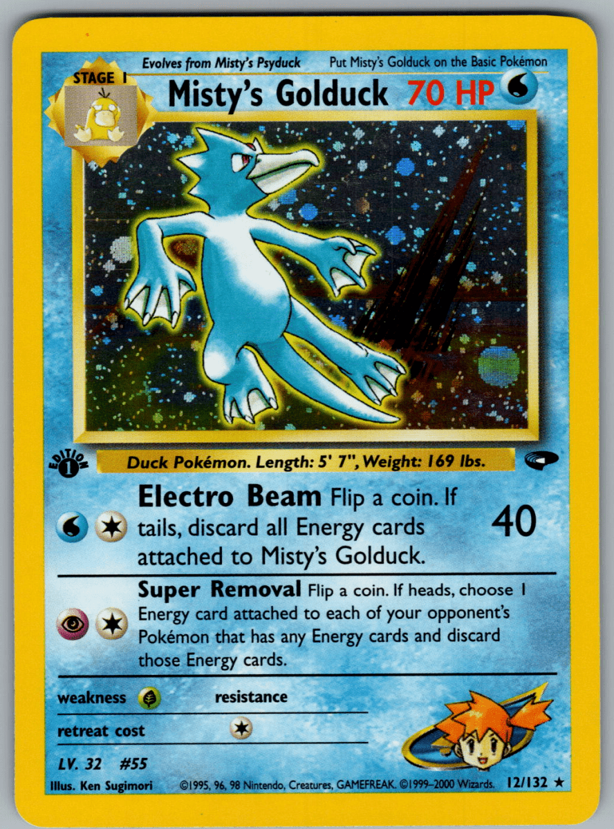 Misty's Golduck 1ST ED 12 - QuickTCG LLC