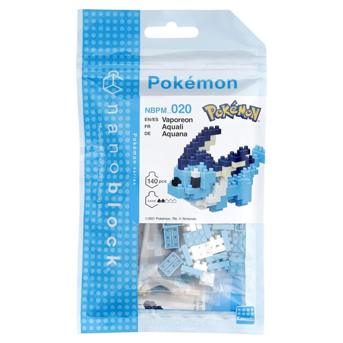 Nano Block: Vaporeon - QuickTCG LLC