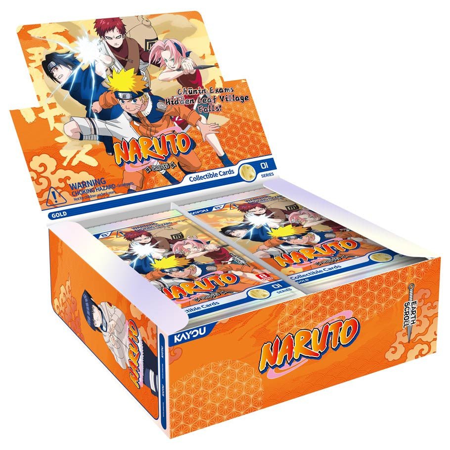 Naruto: Smriti Collectible Cards: Earth Scroll 001 Booster Display - QuickTCG LLC