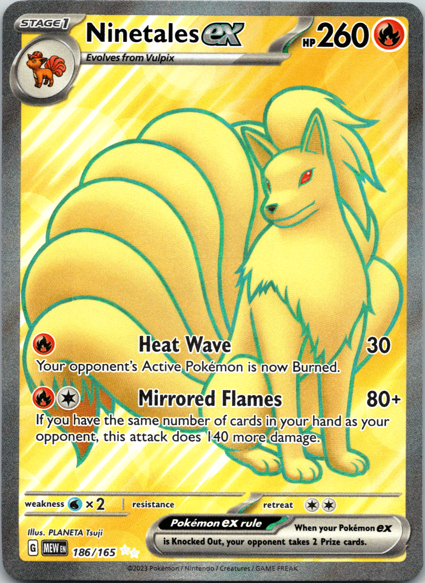 Ninetales ex Full Art - Single - QuickTCG LLC