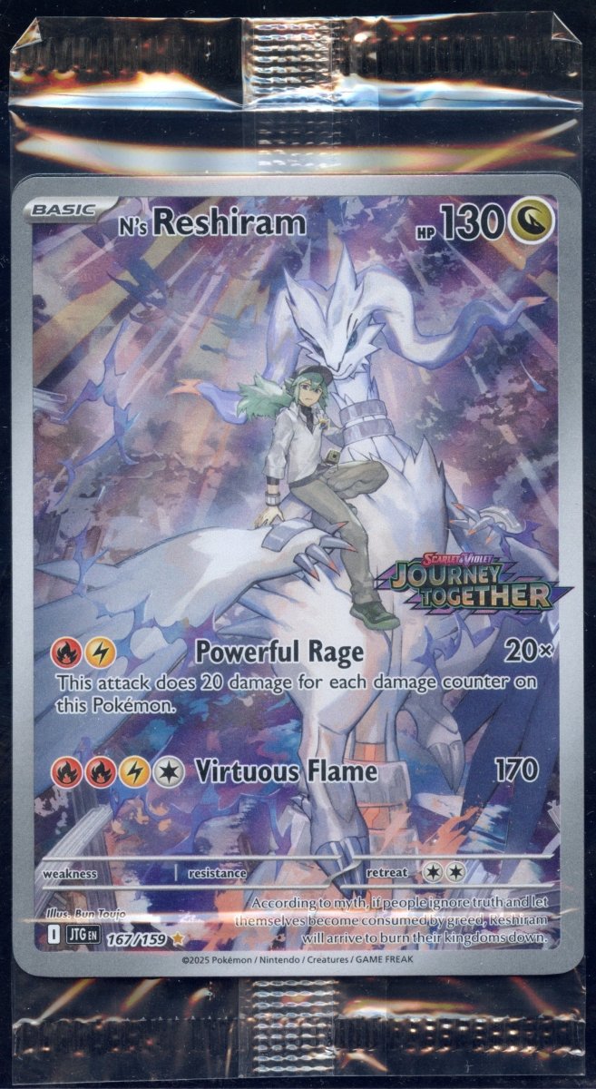 N's Reshiram Sealed Promo 167 - QuickTCG LLC