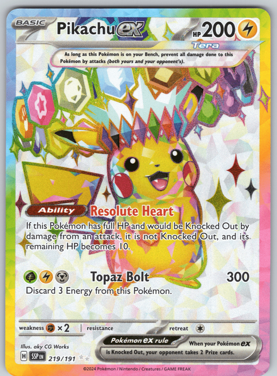 Pikachu 219 - QuickTCG LLC
