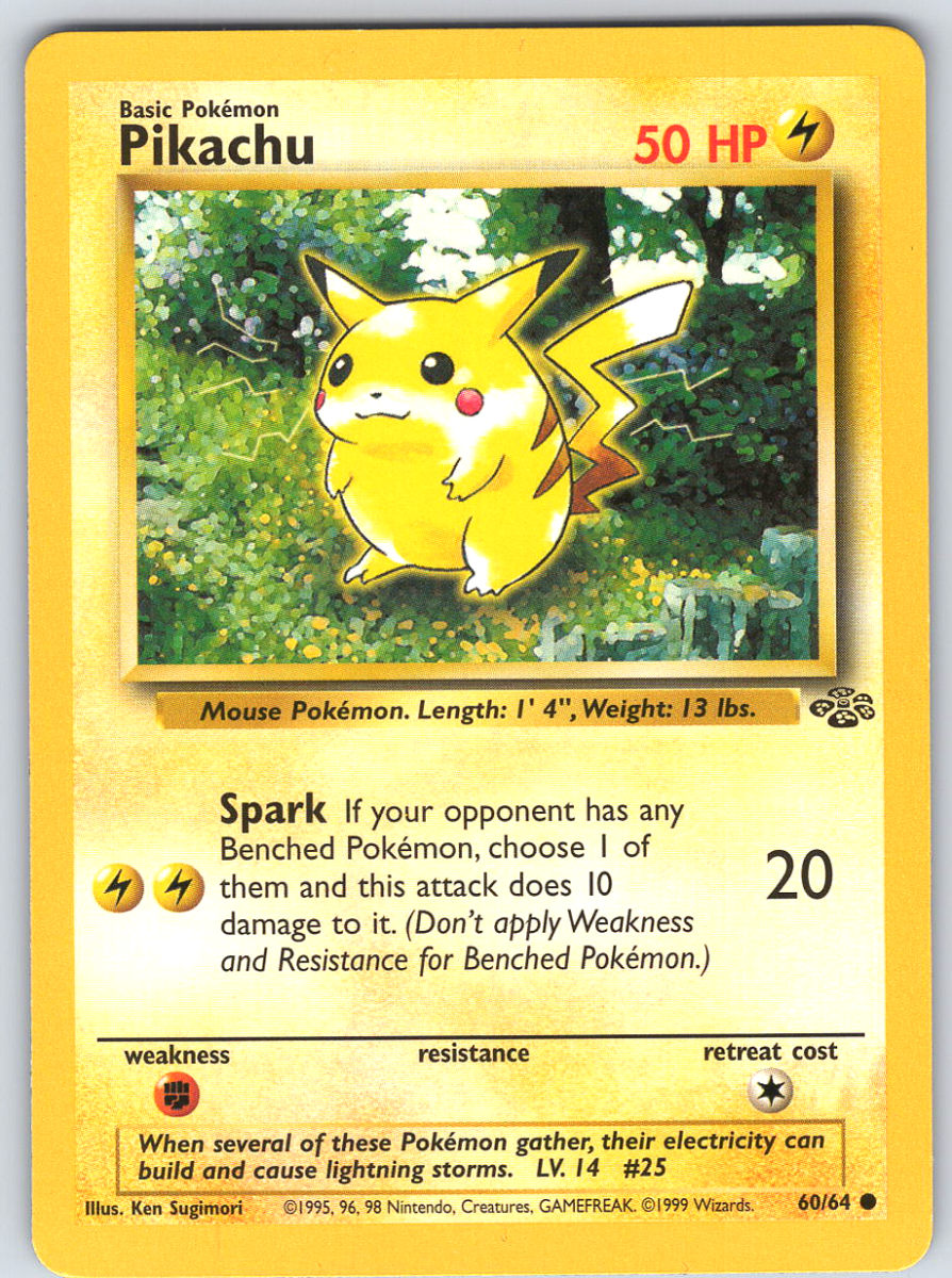 Pikachu 60 Jungle - QuickTCG LLC