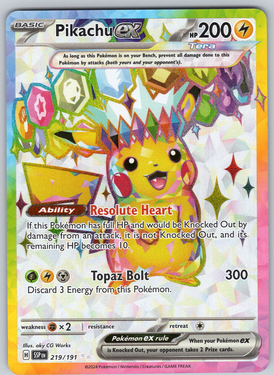 Pikachu ex 219 - QuickTCG LLC