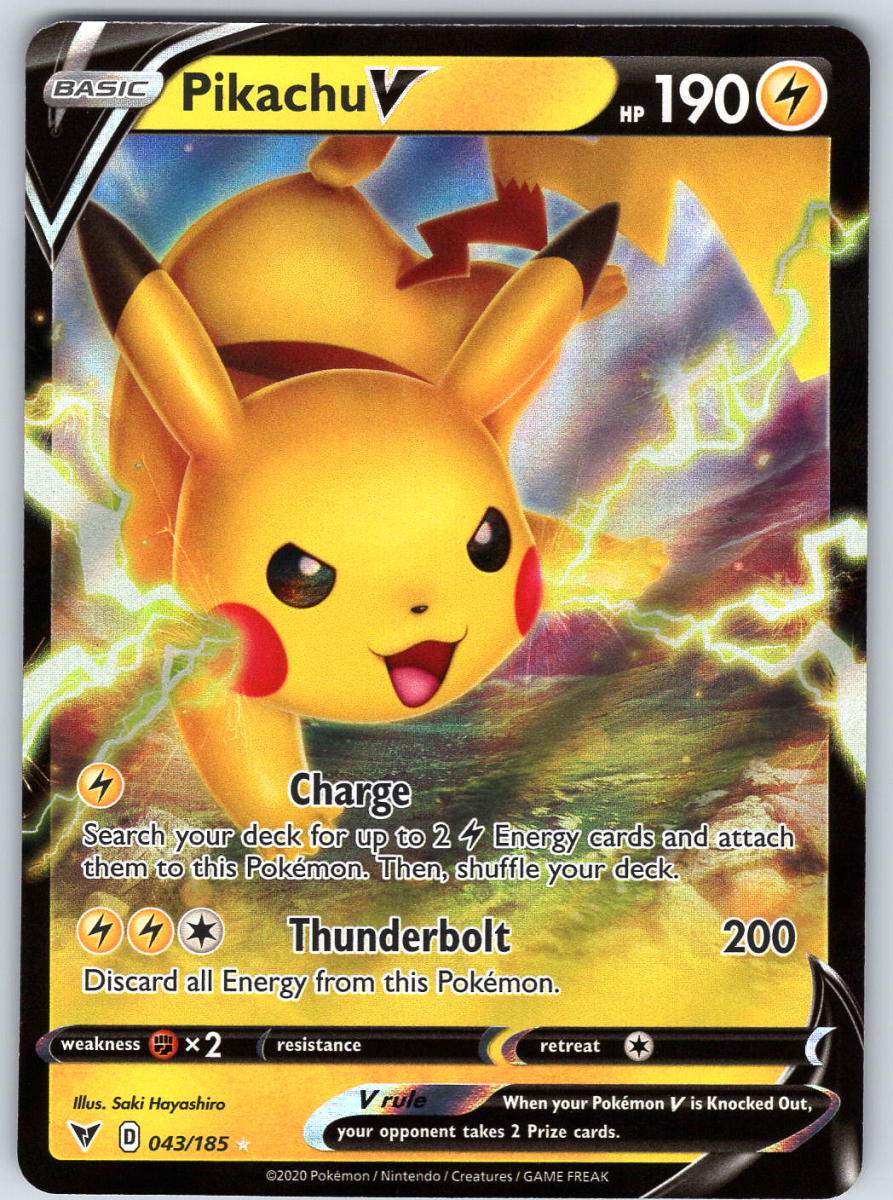 Pikachu V 043/185 - QuickTCG LLC