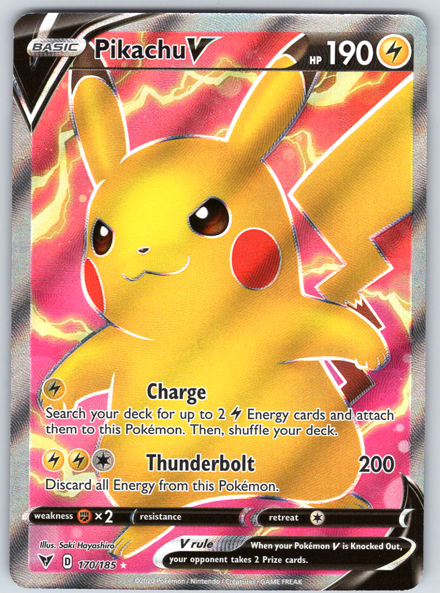 Pikachu V (Full Art) 170/185 - QuickTCG LLC