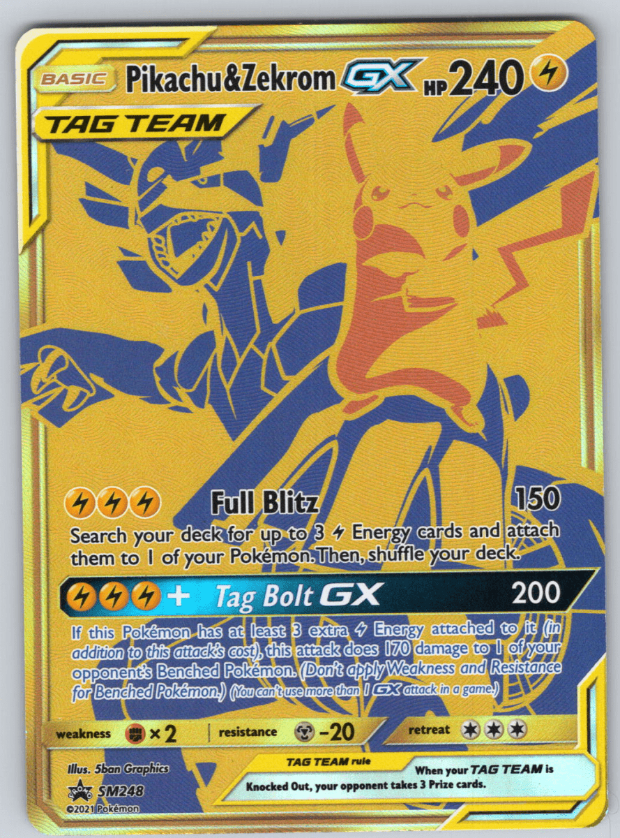 Pikachu & Zekrom SM248 - QuickTCG LLC