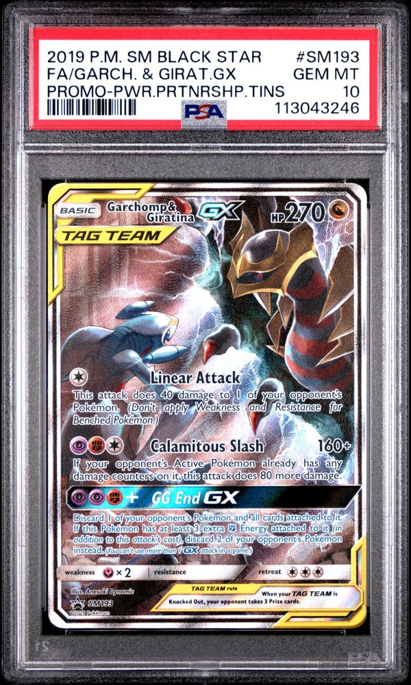 PSA 10 | Garchomp & Giratina GX 10 Promo - QuickTCG LLC