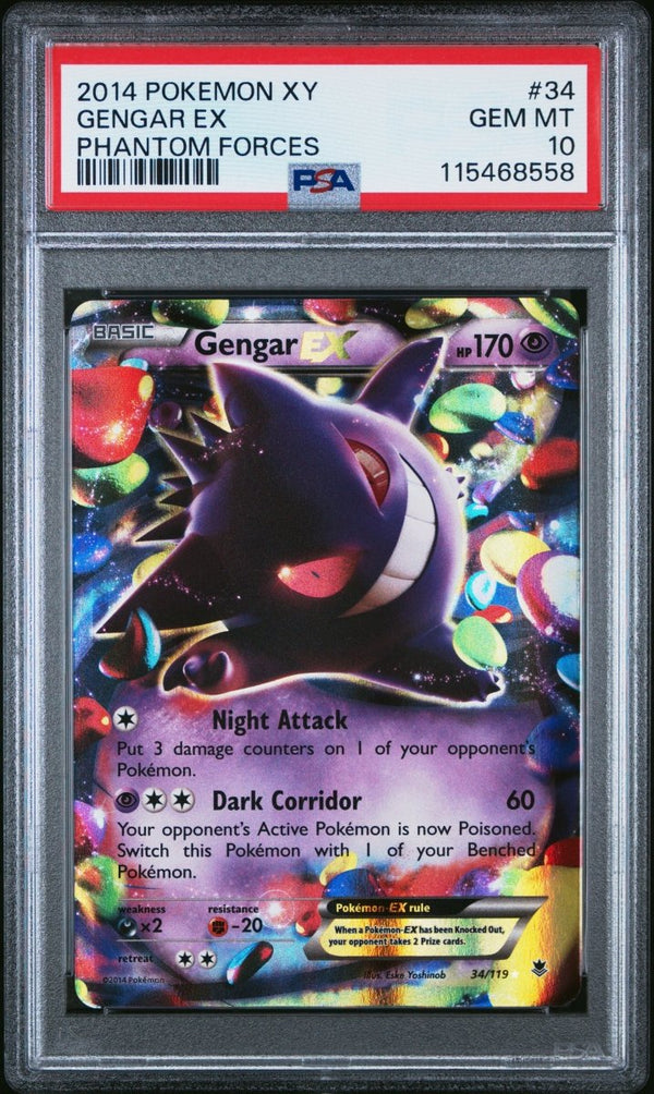 PSA 10 | Gengar EX 34 - QuickTCG LLC