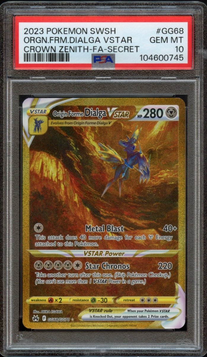 PSA 10 | Origin Forme Dialga VSTAR GG68 - QuickTCG LLC