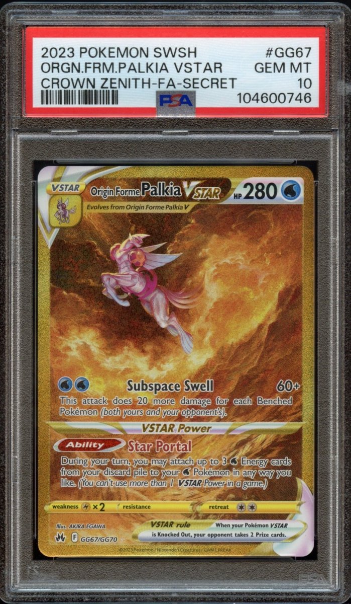 PSA 10 | Origin Forme Palkia VSTAR GG67 - QuickTCG LLC