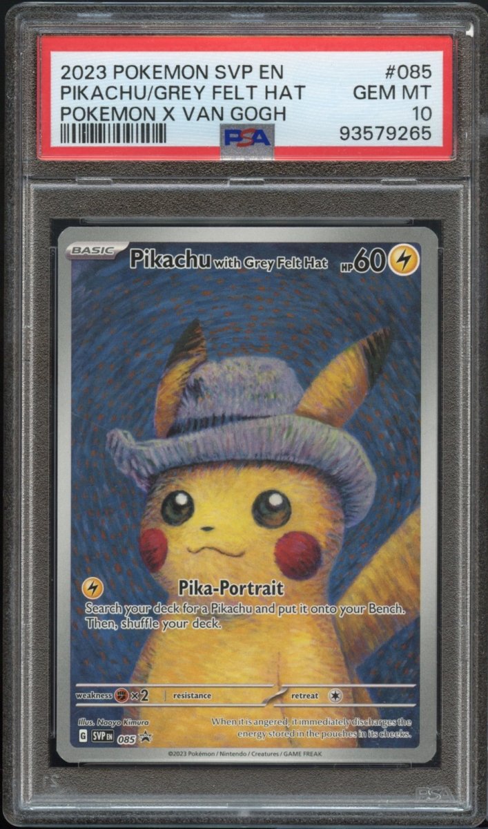 PSA 10 | Pikachu with Grey Felt Hat 085 - QuickTCG LLC